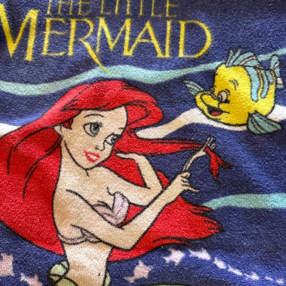 VTG Disney The Little Mermaid 90's Kids Beach Towel‎ Jay Franco & Sons